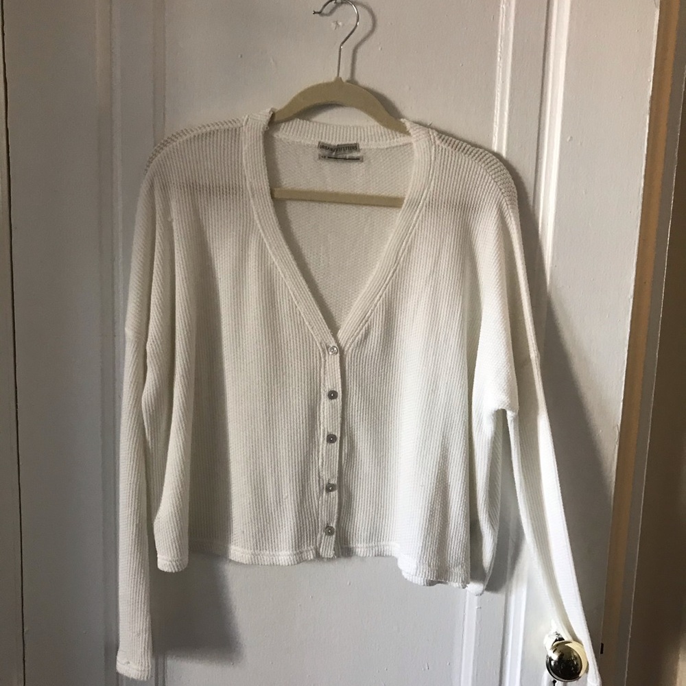 Urban Outfitters White Cardigan